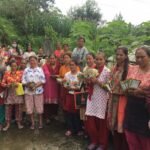 Seed distribution to community women